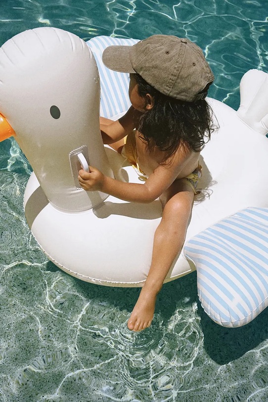 SunnyLife colac de înot pentru copii Sammy the Seagull Blue Stripe S51KROBL