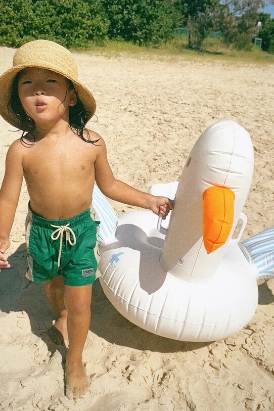 Detské plávacie koleso SunnyLife Sammy the Seagull Blue Stripe S51KROBL