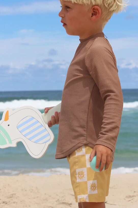 Комплект ракети и плажни топки SunnyLife Sammy the Seagull Blue Stripe (4 броя) син S51KVBML