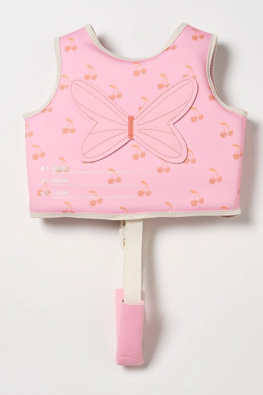Prsluk za plivanje za djecu SunnyLife Cotton Candy Cherry 2-3 years S51VVPK2 roza AA00