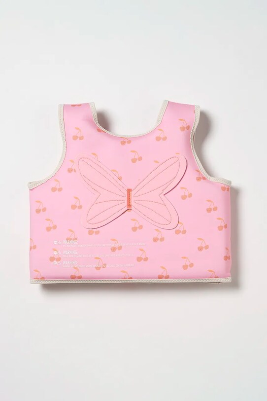 Detská plavecká vesta SunnyLife Cotton Candy Cherry 3-6 years S51VVPK4 ružová AA00