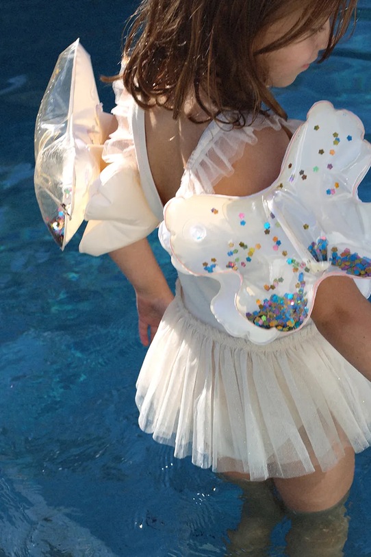 SunnyLife aripioare de înot pentru copii Cotton Candy Glitter S51KABCG multicolor