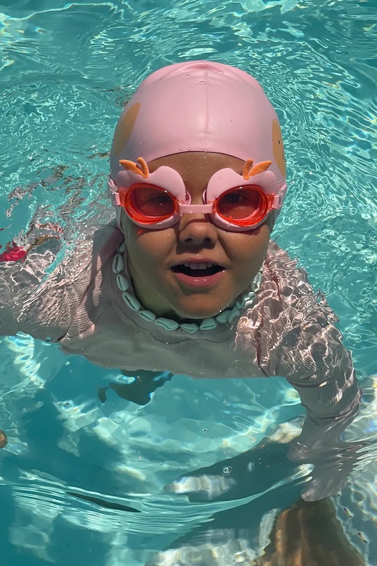 SunnyLife ochelari înot pentru copii Cotton Candy Cherry S51KSGPK roz