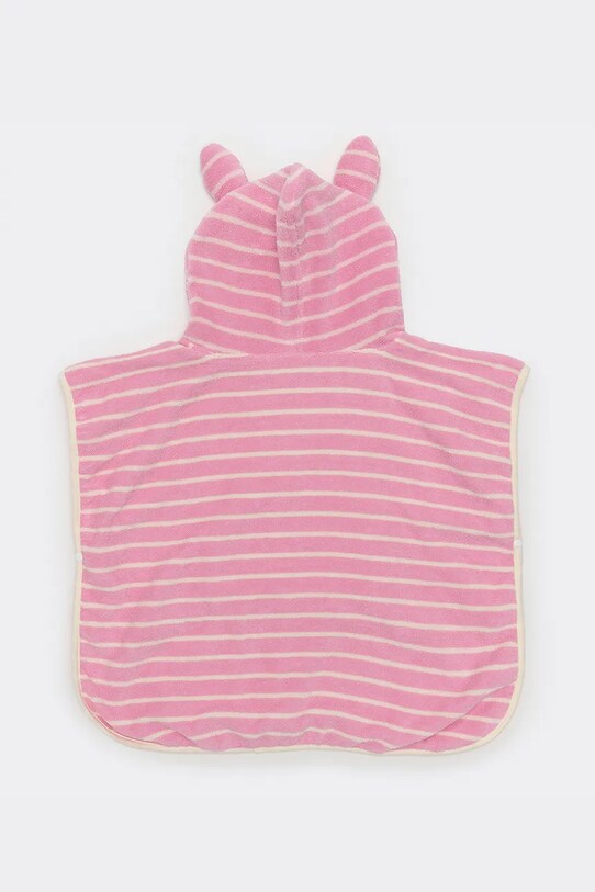 Дитячий рушник з капюшоном SunnyLife Cotton Candy Pink Stripe S51KHTPK рожевий AA00