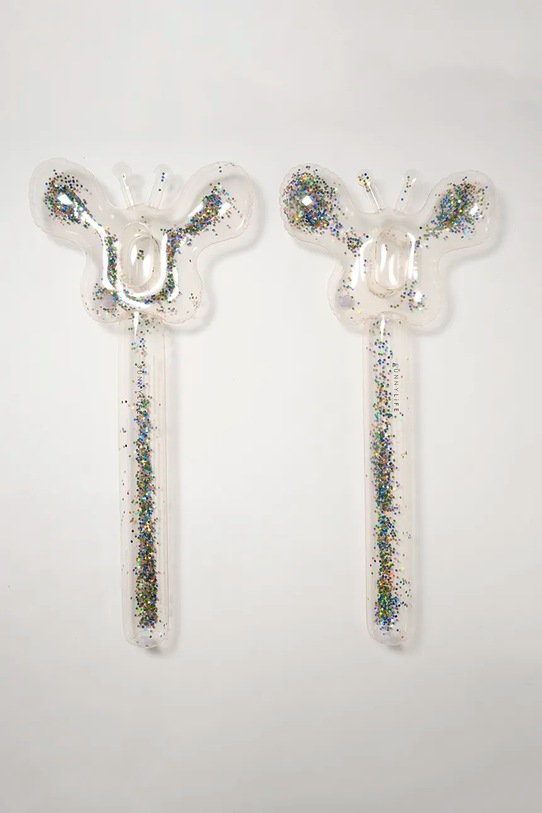 SunnyLife makarony do pływania Cotton Candy Glitter 2-pack transparentny S51KNBWG