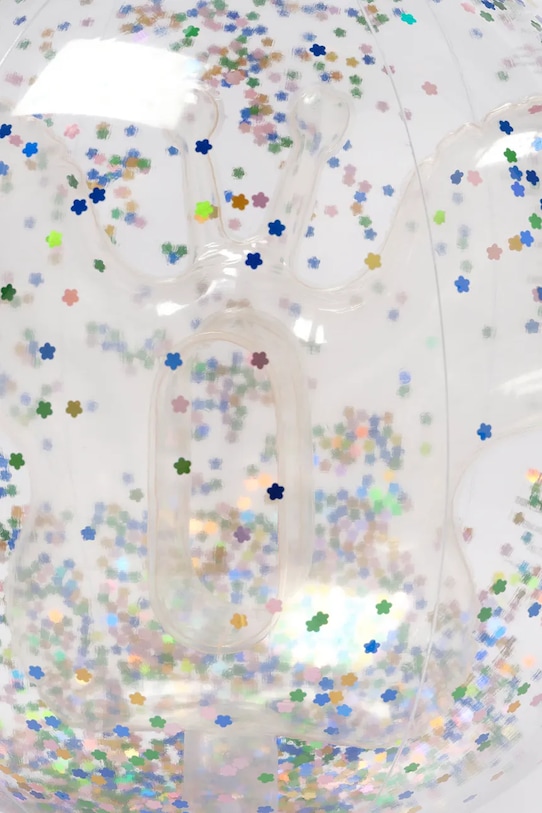 SunnyLife palla da spiaggia Cotton Candy Glitter S51BBBPK transparente AA00