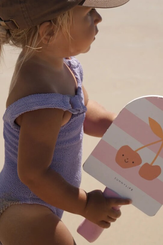 SunnyLife set racchette e palline da spiaggia Cotton Candy Cherry pacco da 4 S51KVBPK rosa