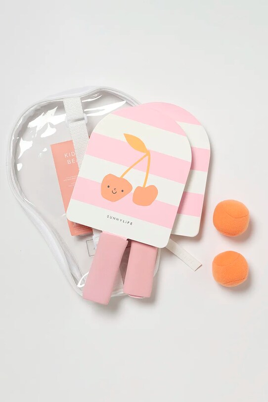 SunnyLife set racchette e palline da spiaggia Cotton Candy Cherry pacco da 4 S51KVBPK rosa AA00
