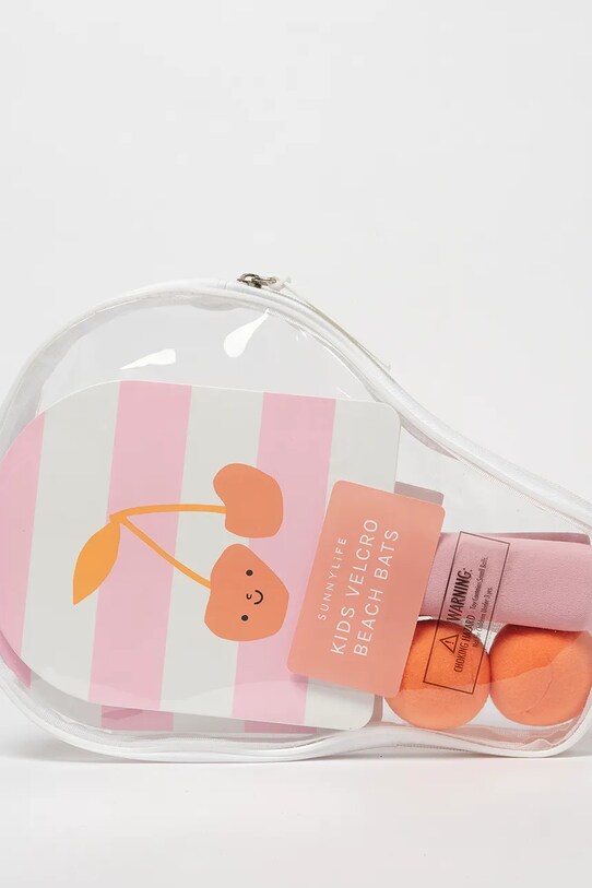 Lifestyle SunnyLife set racchette e palline da spiaggia Cotton Candy Cherry pacco da 4 S51KVBPK rosa