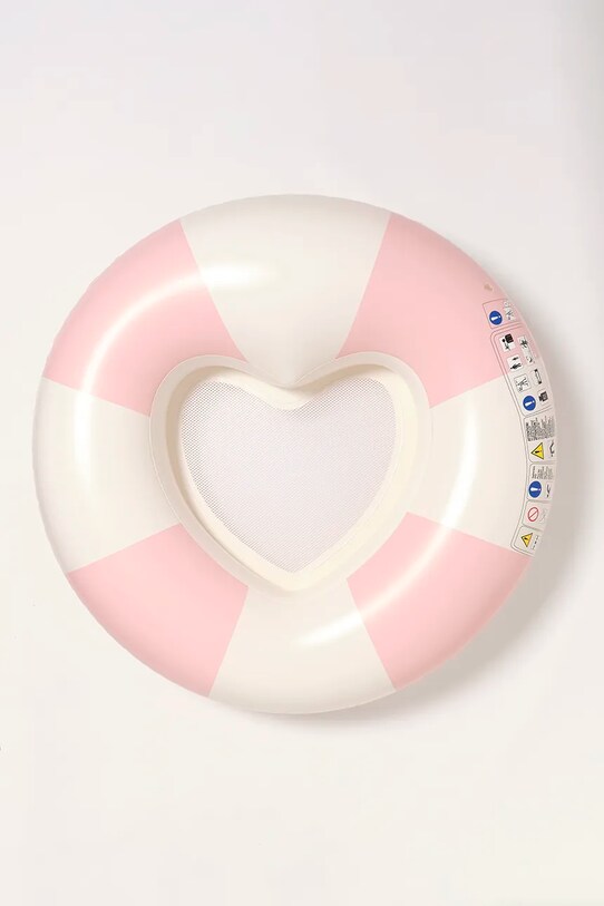 Лайфстайл Детски кръг за плуване SunnyLife Stole My Heart Pink Stripe S51HPRGL розов