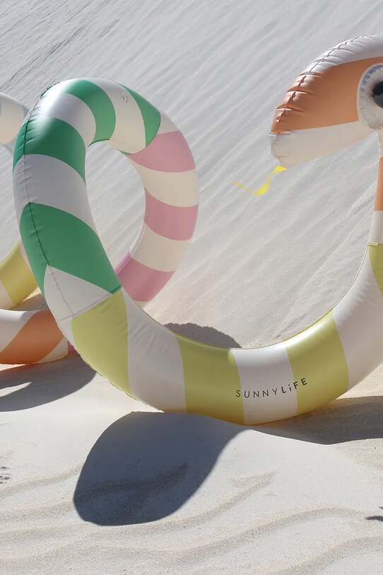 Plavecká nudle SunnyLife Giant Inflatable Noodle Poolside Sorbet Stripe S51GINML
