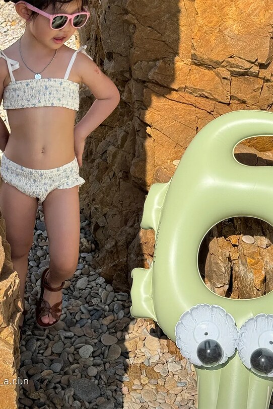 Dětský plavecký kruh SunnyLife Cookie the Croc Khaki S41PRCRC