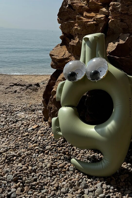 Dětský plavecký kruh SunnyLife Cookie the Croc Khaki S41PRCRC