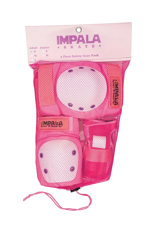 Sada detských chráničov Impala Protective Set Youth 6-pak IMPRPADSY.PINK ružová