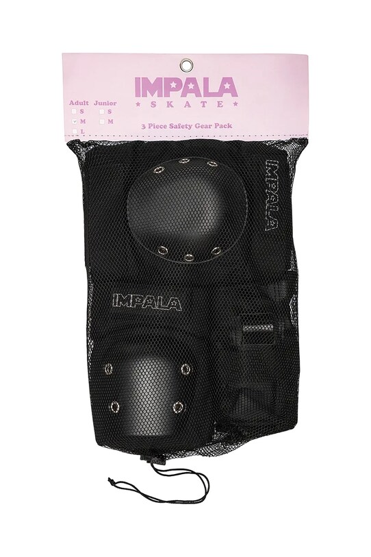 Sada detských chráničov Impala Protective Set Youth 6-pak IMPRPADSY.BLK čierna