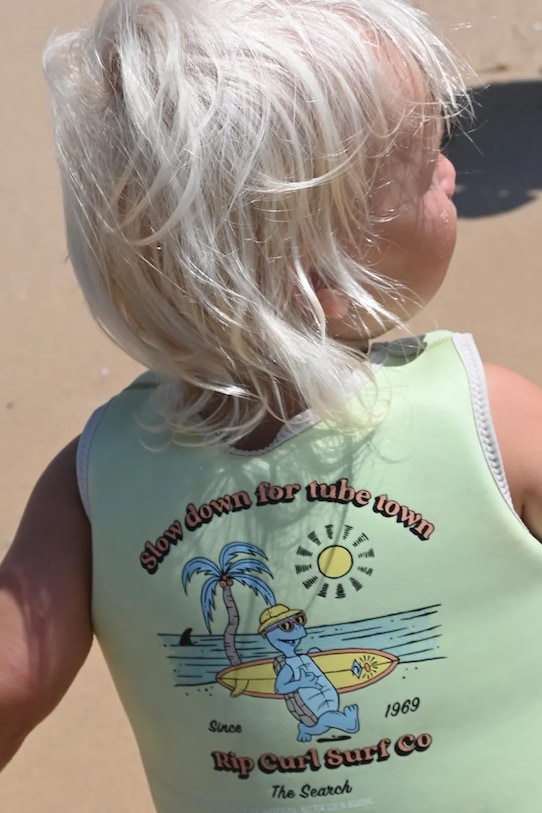 Παιδικό γιλέκο κολύμβησης SunnyLife Shred Turtle Aqua x Rip Curl 2-3 years RCSVMSTA