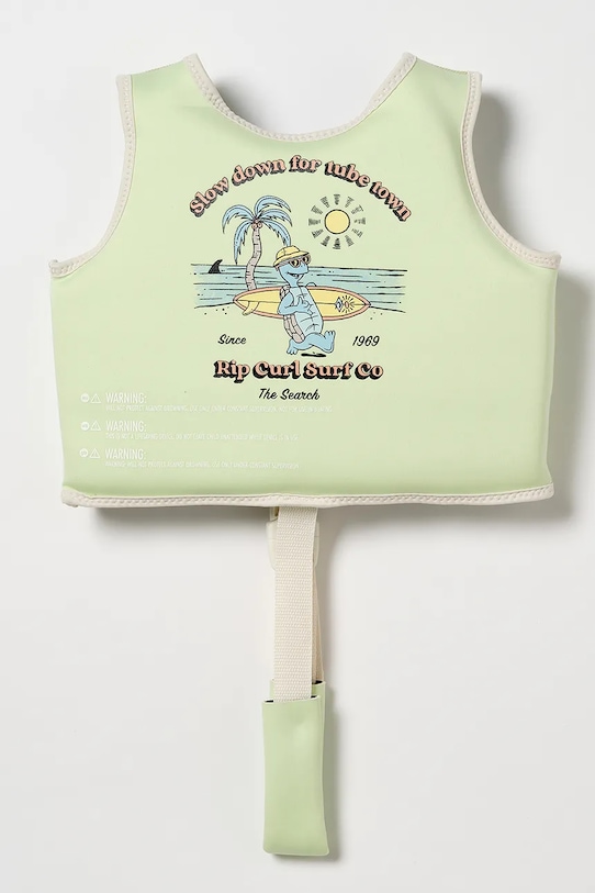 Παιδικό γιλέκο κολύμβησης SunnyLife Shred Turtle Aqua x Rip Curl 2-3 years RCSVMSTA πράσινο AA00