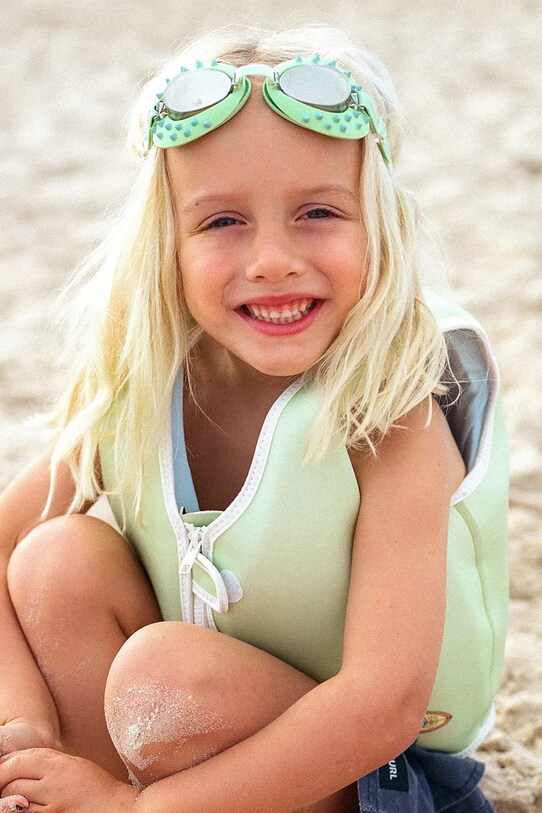 Dětské plavecké brýle SunnyLife Shred Turtle Aqua x Rip Curl zelená RCGOGSTA