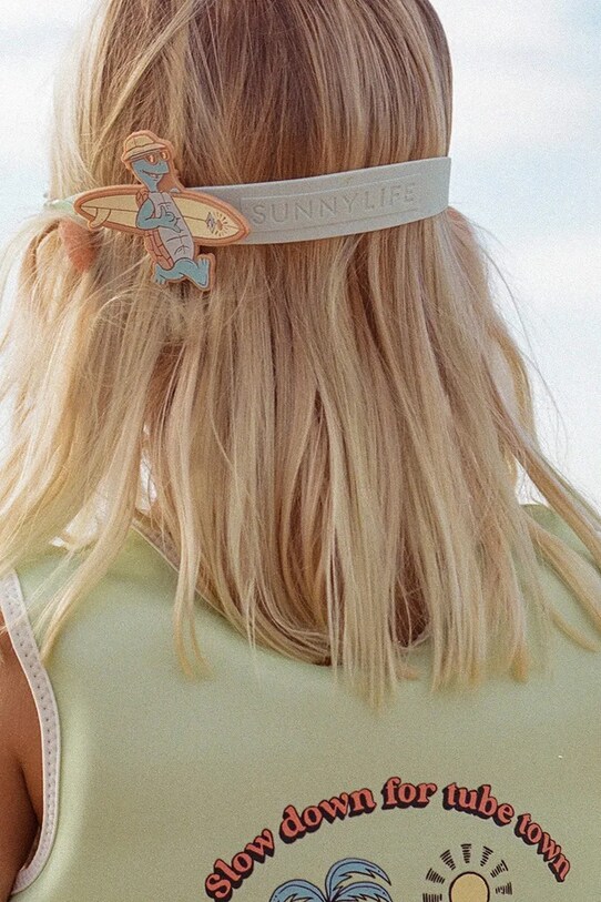 Dětské plavecké brýle SunnyLife Shred Turtle Aqua x Rip Curl RCGOGSTA zelená