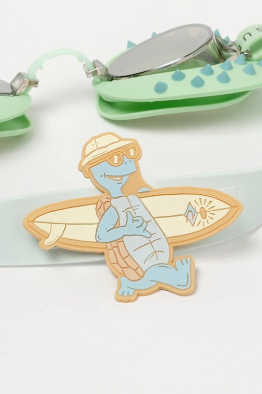 Lifestyle Dětské plavecké brýle SunnyLife Shred Turtle Aqua x Rip Curl RCGOGSTA zelená
