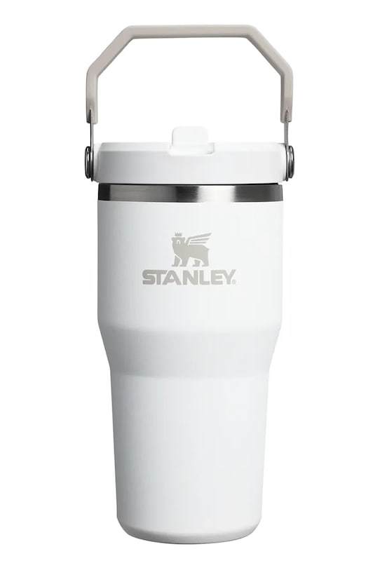 Ισοθερμική κούπα Stanley The IceFlow™ Flip Straw 2.0 0,6 L λευκό 10.12044.043