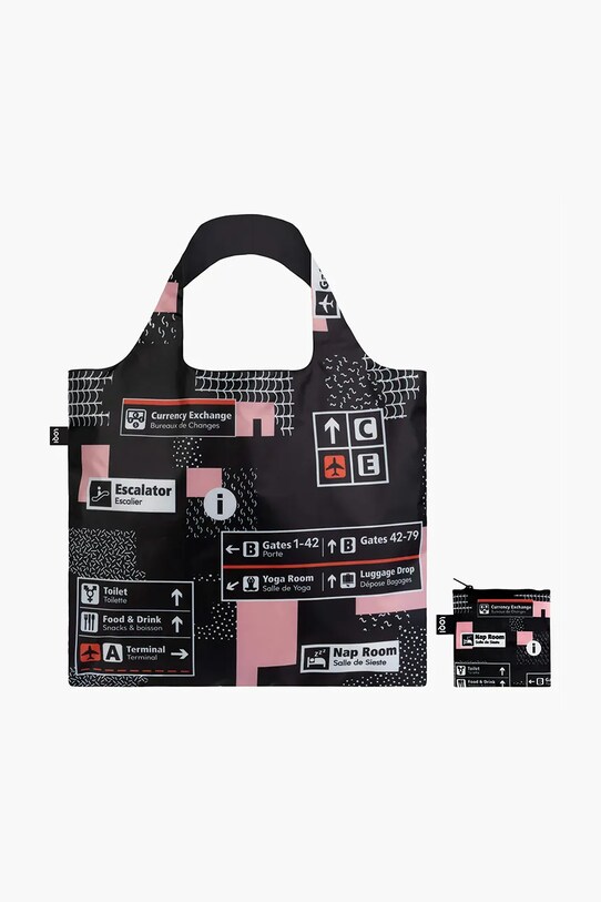 LOQI vízálló utazótáska Icons Bag Airport Q.AI.IC többszínű AA00