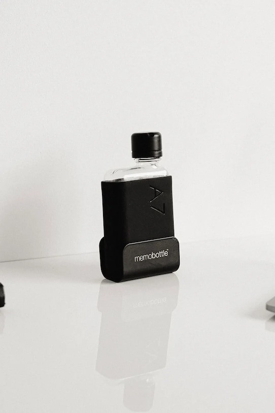 Memobottle sticlă de apă Original A7 180 ml negru M316