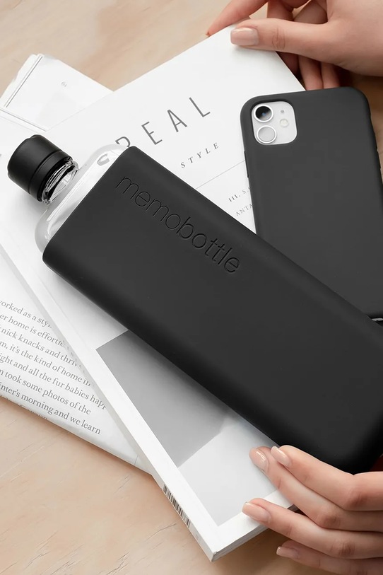 Лайфстайл Пляшка для води Memobottle Original Slim 450 ml M319 чорний