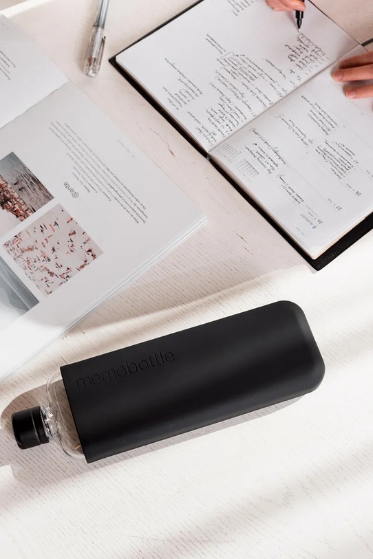 Пляшка для води Memobottle Original Slim 450 ml M319 чорний