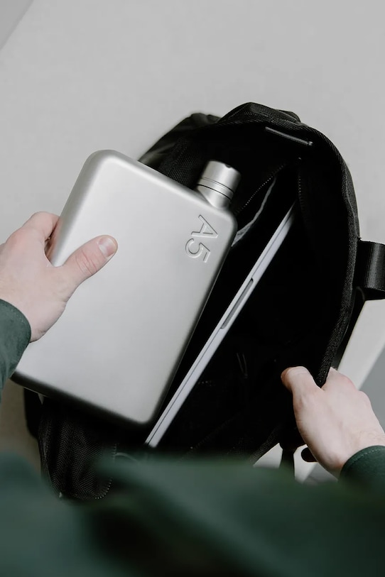 Memobottle sticlă de apă Stainless Steel A5 1080 ml M222W gri AA00