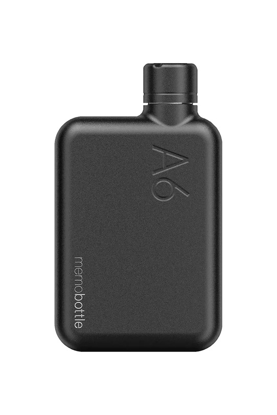 Φιάλη νερού Memobottle Stainless Steel A6 500 ml μαύρο M210W