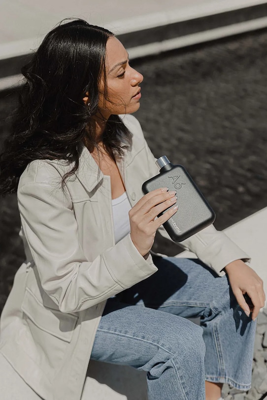 Steklenica za vodo Memobottle Stainless Steel A6 500 ml M210W črna AA00