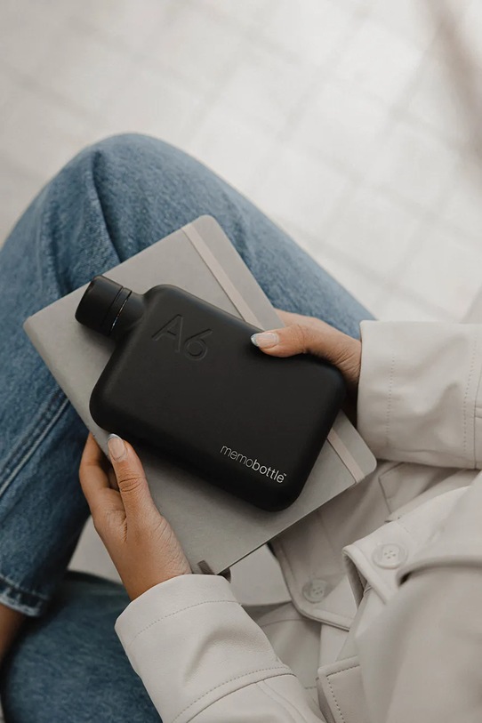 Dodatki Steklenica za vodo Memobottle Stainless Steel A6 500 ml M210W črna