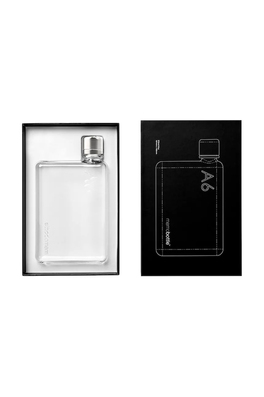 Memobottle sticlă de apă Original A6 375 ml M001W transparent AA00
