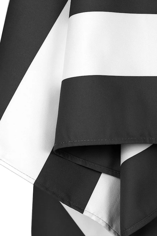 Αξεσουάρ Πετσέτα παραλίας που στεγνώνει γρήγορα Dock & Bay Kamari Charcoal 200 x 90 cm TOWLB.CAB.XL.BLACK.R μαύρο