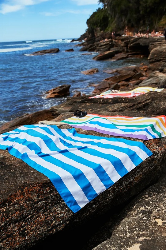 Быстросохнущее пляжное полотенце Dock & Bay Bondi Blue 200 x 90 cm TOWLB.CAB.XL.BLUE.R