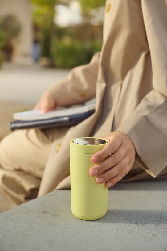 Stelton cană termică To Go Click 0,4 L 685.49 galben AA00