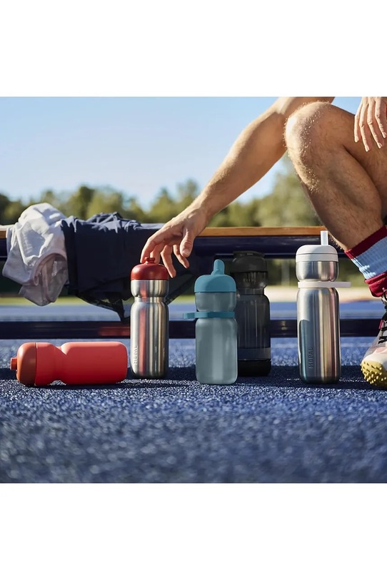 Lifestyle Mepal bidon sportowy ze słomką Flip Active 600 ml 103003041800 czarny
