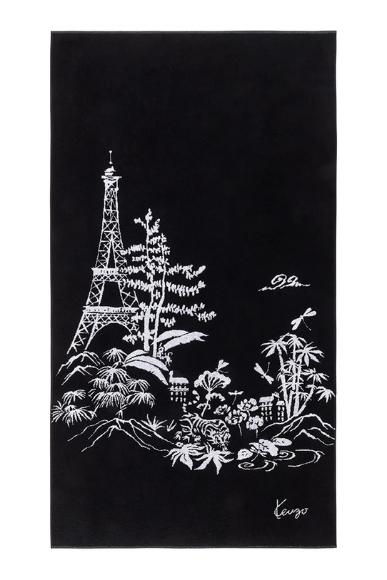 Kenzo ręcznik plażowy K ESTAMP 90 x 160 cm czarny 1047049