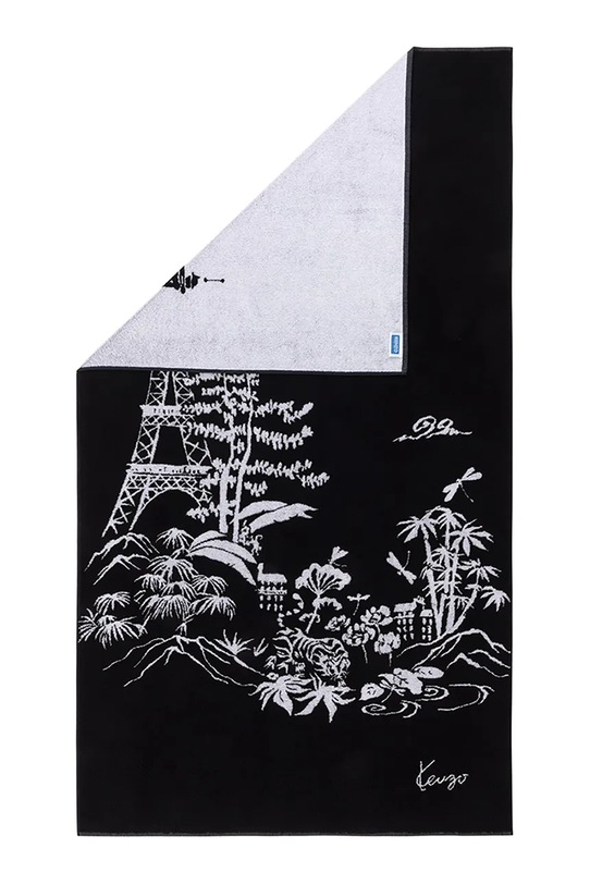 Kenzo ręcznik plażowy K ESTAMP 90 x 160 cm 1047049 czarny AA00