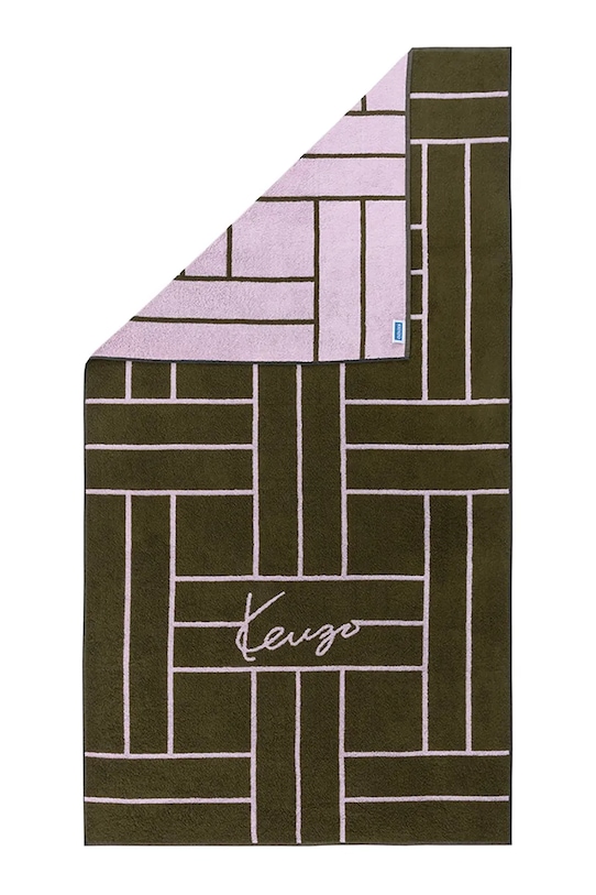 Kenzo ręcznik plażowy K TATAMI Kaki 90 x 170 cm 1055764 zielony AA00