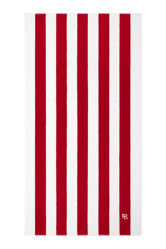 Ralph Lauren ręcznik plażowy bawełniany HENLEY Red 90 x 170 cm czerwony 1053848
