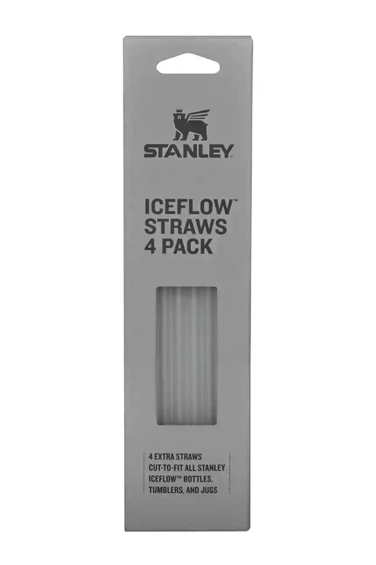 Stanley zestaw słomek The IceFlow™ Straws 4-pack transparentny 10.13219.002