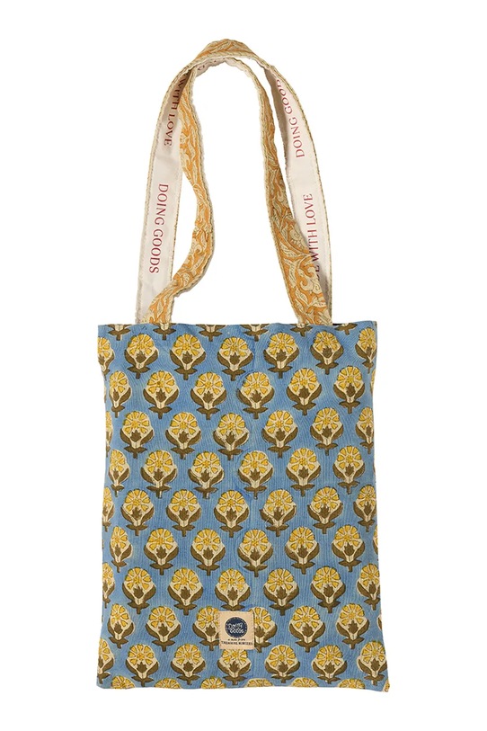 Doing Goods narzuta bawełniana Blue Emma 220 x 140 x 0,20 cm 1.40.30.106.045.4 multicolor AA00