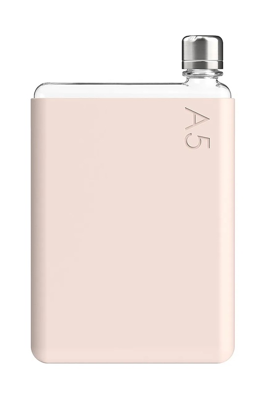 Memobottle pokrowiec na butelkę A5 Pale Coral Silicone Sleeve M117 różowy AA00