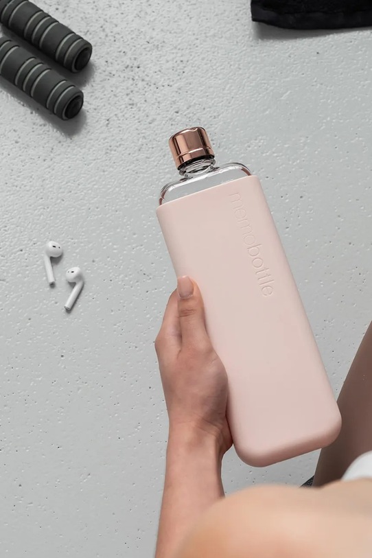 Memobottle butelka na wodę Original Slim 450 ml różowy M116