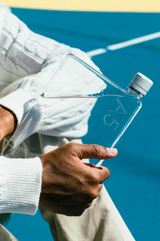Memobottle capac de sticlă Gloss White Lid alb M017