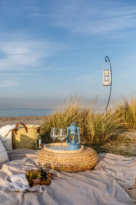 Feuerhand lampa naftowa Hurricane Lantern 276 25,5 x 15,5 cm 276.5024 niebieski AA00