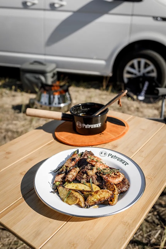 Petromax rondelek turystyczny Enamel Saucepa 1 L czarny PX.PANEN1.S