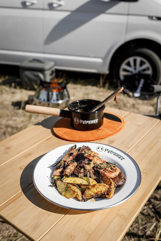 Petromax rondelek turystyczny Enamel Saucepa 1 L czarny PX.PANEN1.S